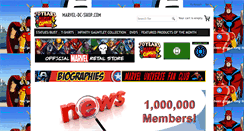 Desktop Screenshot of marvel-dc-shop.com