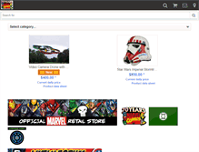 Tablet Screenshot of marvel-dc-shop.com